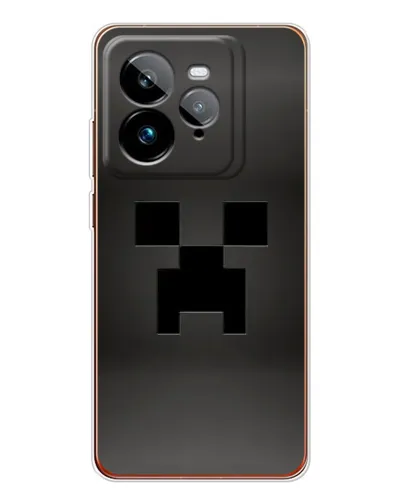 Чехол для Realme GT 7Pro с картинкой «Черный крипер градиент» Чехол для Realme GT 7Pro с картинкой «Черный крипер градиент»