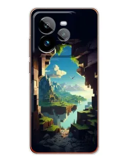 Чехол для Realme GT 7Pro с картинкой «Вид из пещеры»