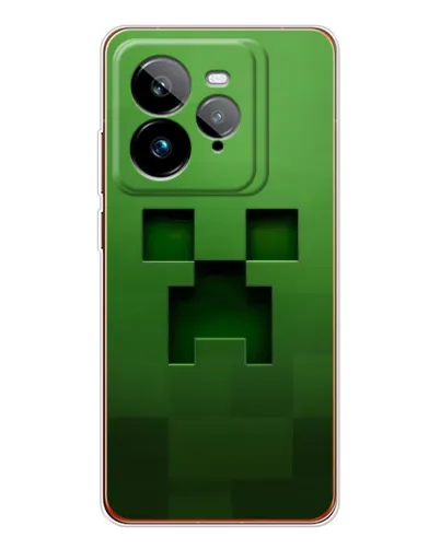 Чехол для Realme GT 7Pro с картинкой «Крипер микро-дизайн» Чехол для Realme GT 7Pro с картинкой «Крипер микро-дизайн»