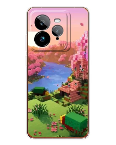 Чехол для Realme GT 7Pro с картинкой «Розовое дерево Minecraft» Чехол для Realme GT 7Pro с картинкой «Розовое дерево Minecraft»
