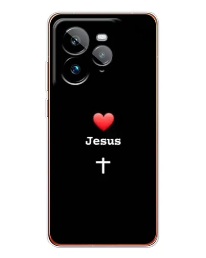 Чехол для Realme GT 7Pro с картинкой «Сердце - Jesus» Чехол для Realme GT 7Pro с картинкой «Сердце - Jesus»