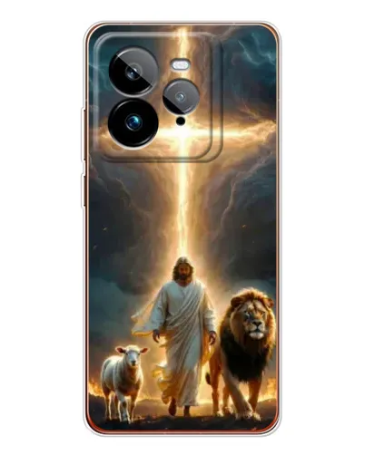 Чехол для Realme GT 7Pro с картинкой «Лев Иуды и Свет» Чехол для Realme GT 7Pro с картинкой «Лев Иуды и Свет»