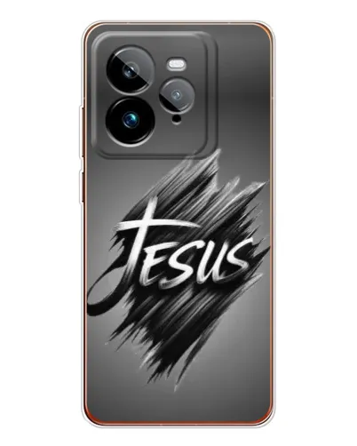 Чехол для Realme GT 7Pro с картинкой «Надпись Jesus Graffiti» Чехол для Realme GT 7Pro с картинкой «Надпись Jesus Graffiti»