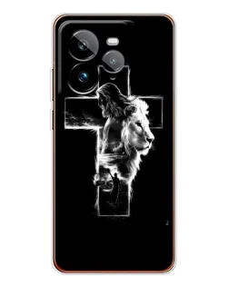 Чехол для Realme GT 7Pro с картинкой «Сияющий крест Jesus»