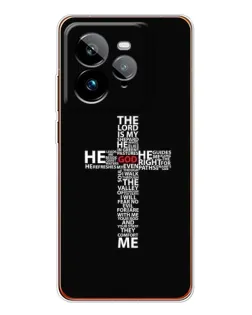 Чехол для Realme GT 7Pro с картинкой «Текстовый крест»