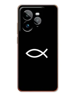 Чехол для Realme GT 7Pro с картинкой «Символ рыбы Jesus»