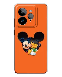 Чехол для Realme GT 7Pro с картинкой «Сердце Микки Минни»