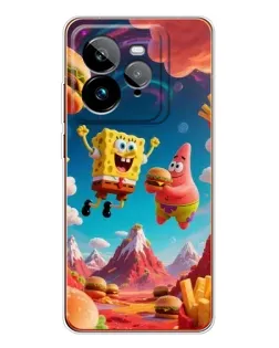 Чехол для Realme GT 7Pro с картинкой «Космический фастфуд»