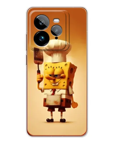 Чехол для Realme GT 7Pro с картинкой «Губка Боб повар» Чехол для Realme GT 7Pro с картинкой «Губка Боб повар»