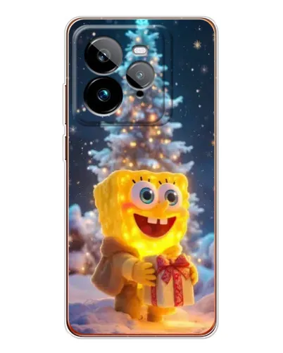 Чехол для Realme GT 7Pro с картинкой «Рождественский Спанч Боб» Чехол для Realme GT 7Pro с картинкой «Рождественский Спанч Боб»