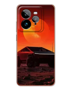 Чехол для Realme GT 7Pro с картинкой «Cybertruck на Марсе»