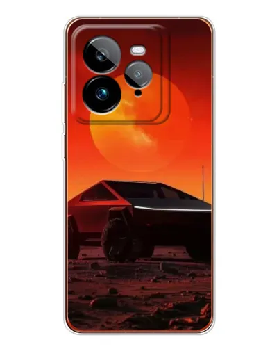 Чехол для Realme GT 7Pro с картинкой «Cybertruck на Марсе» Чехол для Realme GT 7Pro с картинкой «Cybertruck на Марсе»