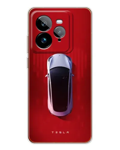 Чехол для Realme GT 7Pro с картинкой «Tesla Top View» Чехол для Realme GT 7Pro с картинкой «Tesla Top View»