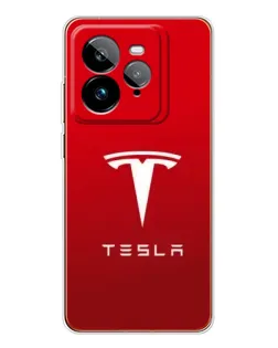 Чехол для Realme GT 7Pro с картинкой «Tesla Red Classic»