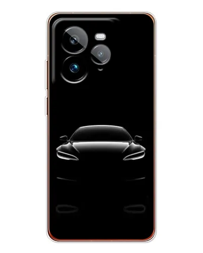Чехол для Realme GT 7Pro с картинкой «Силуэт Tesla Night» Чехол для Realme GT 7Pro с картинкой «Силуэт Tesla Night»