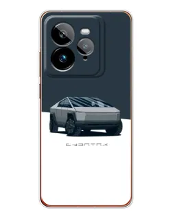 Чехол для Realme GT 7Pro с картинкой «Серебристый Cybertruck Tesla» Чехол для Realme GT 7Pro с картинкой «Серебристый Cybertruck Tesla»