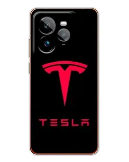 Чехол для Realme GT 7Pro с картинкой «Tesla Red Logo» Чехол для Realme GT 7Pro с картинкой «Tesla Red Logo»
