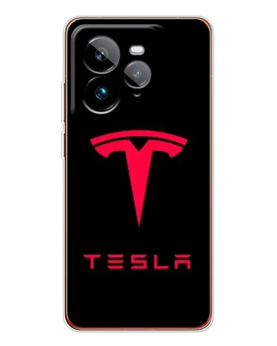 Чехол для Realme GT 7Pro с картинкой «Tesla Red Logo» Чехол для Realme GT 7Pro с картинкой «Tesla Red Logo»