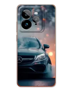 Чехол для Realme GT 7Pro с картинкой «Mercedes — ночной город»