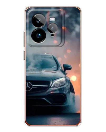 Чехол для Realme GT 7Pro с картинкой «Mercedes — ночной город» Чехол для Realme GT 7Pro с картинкой «Mercedes — ночной город»