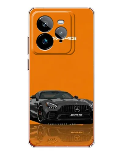 Чехол для Realme GT 7Pro с картинкой «Оранжевый Mercedes AMG» Чехол для Realme GT 7Pro с картинкой «Оранжевый Mercedes AMG»