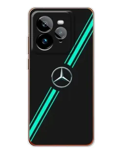 Чехол для Realme GT 7Pro с картинкой «Спортивные линии Mercedes» Чехол для Realme GT 7Pro с картинкой «Спортивные линии Mercedes»