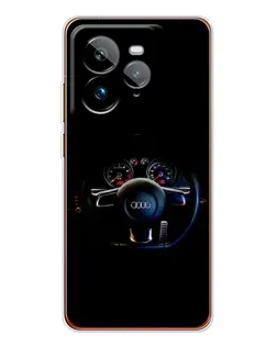 Чехол для Realme GT 7Pro с картинкой «Салон Audi — руль»