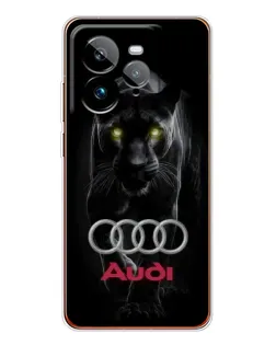 Чехол для Realme GT 7Pro с картинкой «Пантера и Audi»