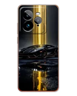 Чехол для Realme GT 7Pro с картинкой «Ночной Lamborghini драйв»