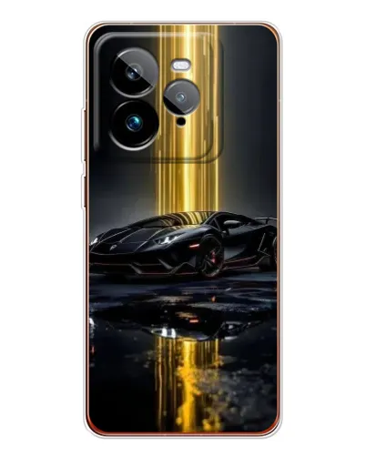 Чехол для Realme GT 7Pro с картинкой «Ночной Lamborghini драйв»