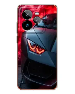 Чехол для Realme GT 7Pro с картинкой «Lamborghini красное сияние»