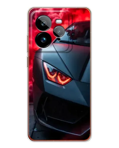 Чехол для Realme GT 7Pro с картинкой «Lamborghini красное сияние»