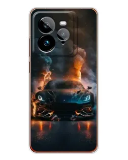 Чехол для Realme GT 7Pro с картинкой «Lamborghini дымная эстетика»