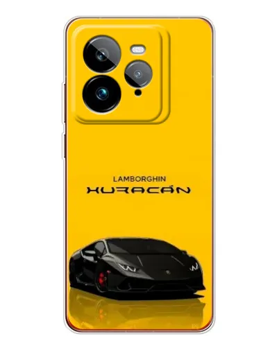 Чехол для Realme GT 7Pro с картинкой «Lamborghini Huracan черный»