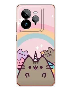 Чехол для Realme GT 7Pro с картинкой «Единорог Pusheen»