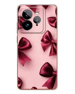Чехол для Realme GT 7Pro с картинкой «Бордовый атлас»