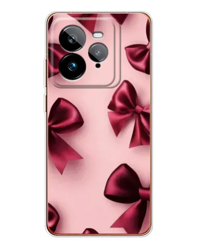 Чехол для Realme GT 7Pro с картинкой «Бордовый атлас»