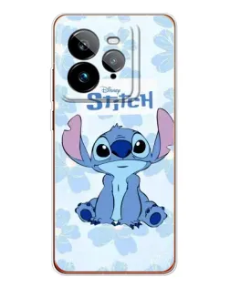 Чехол для Realme GT 7Pro с картинкой «Stitch среди цветов» Чехол для Realme GT 7Pro с картинкой «Stitch среди цветов»
