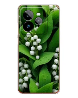 Чехол для Realme GT 7Pro с картинкой «Ландыши в зелени»