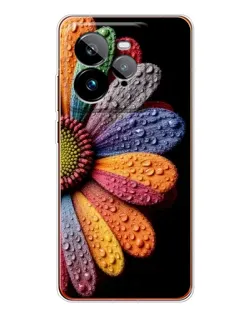 Чехол для Realme GT 7Pro с картинкой «Радужный цветок»