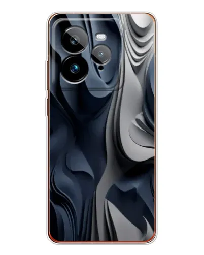 Чехол для Realme GT 7Pro с картинкой «Объемные синие складки» Чехол для Realme GT 7Pro с картинкой «Объемные синие складки»