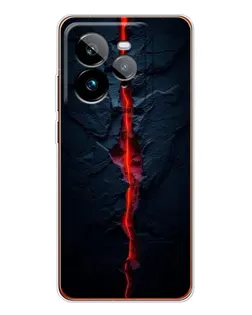 Чехол для Realme GT 7Pro с картинкой «Kрасная лавовая трещина» Чехол для Realme GT 7Pro с картинкой «Kрасная лавовая трещина»
