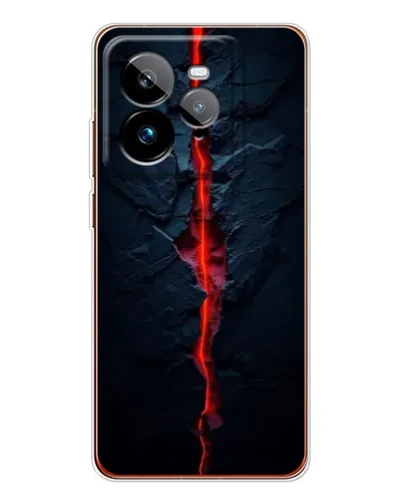 Чехол для Realme GT 7Pro с картинкой «Kрасная лавовая трещина» Чехол для Realme GT 7Pro с картинкой «Kрасная лавовая трещина»