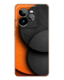 Чехол для Realme GT 7Pro с картинкой «Геометрия оранжевых кругов» Чехол для Realme GT 7Pro с картинкой «Геометрия оранжевых кругов»