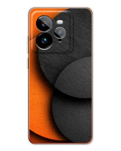 Чехол для Realme GT 7Pro с картинкой «Геометрия оранжевых кругов» Чехол для Realme GT 7Pro с картинкой «Геометрия оранжевых кругов»