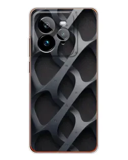 Чехол для Realme GT 7Pro с картинкой «Объемное серое плетение» Чехол для Realme GT 7Pro с картинкой «Объемное серое плетение»