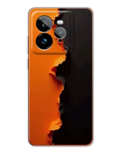 Чехол для Realme GT 7Pro с картинкой «Оранжевый разлом» Чехол для Realme GT 7Pro с картинкой «Оранжевый разлом»