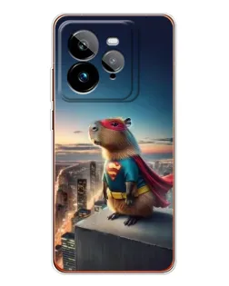 Чехол для Realme GT 7Pro с картинкой «Капи-мен супергерой»