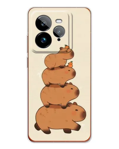 Чехол для Realme GT 7Pro с картинкой «Башня из капибар»