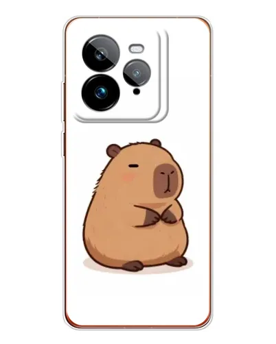 Чехол для Realme GT 7Pro с картинкой «Толстенькая капибара»
